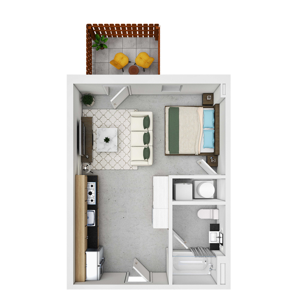418 E Grand - The Beat - Alcove | 1 Bath