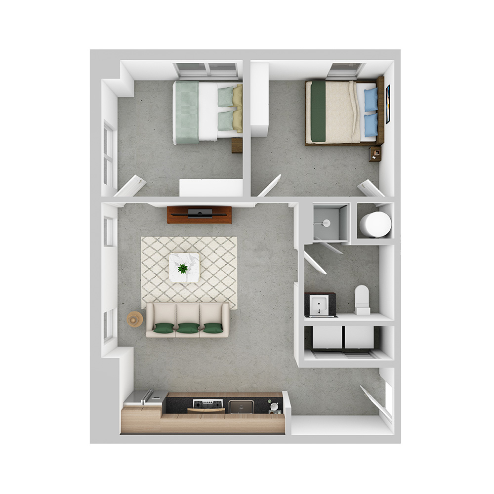 418 E Grand - The Hype - 2 Bed | 1 Bath