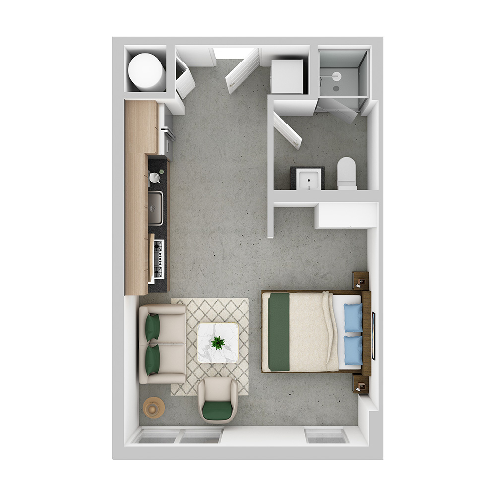 418 E Grand - The Loop - Studio | 1 Bath