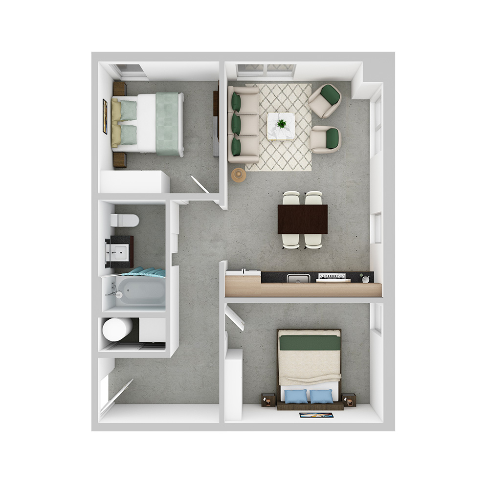 418 E Grand - The Spark - 2 Bed | 1 Bath